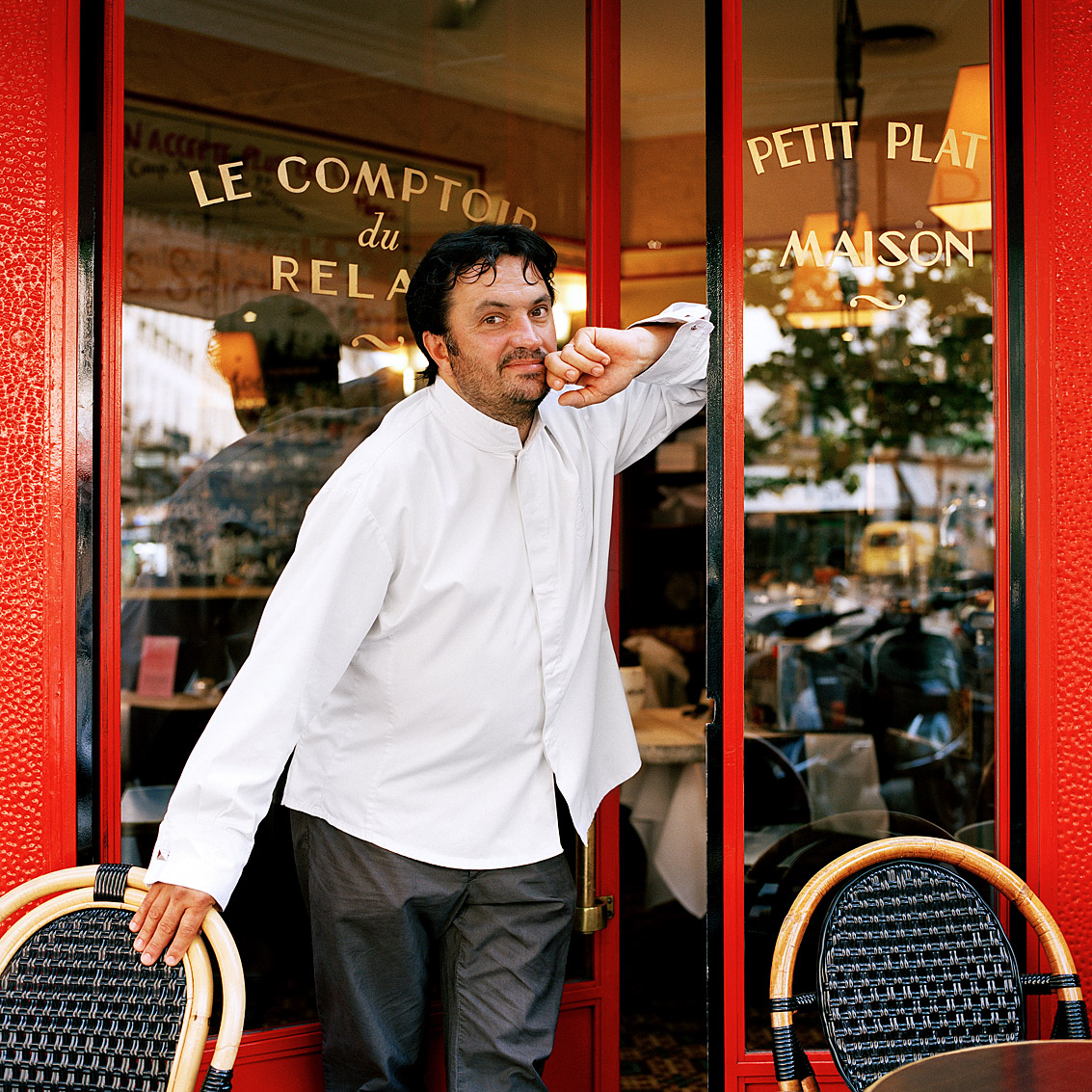 Yves Camdeborde, chef cuisinier, Paris. Pour Causette. 