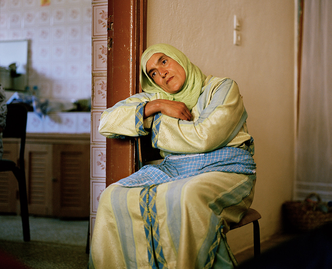 L'une des femmes de la coopérative de femmes Achifae (guérison en Berbère) du village de Ben Smim, Maroc.