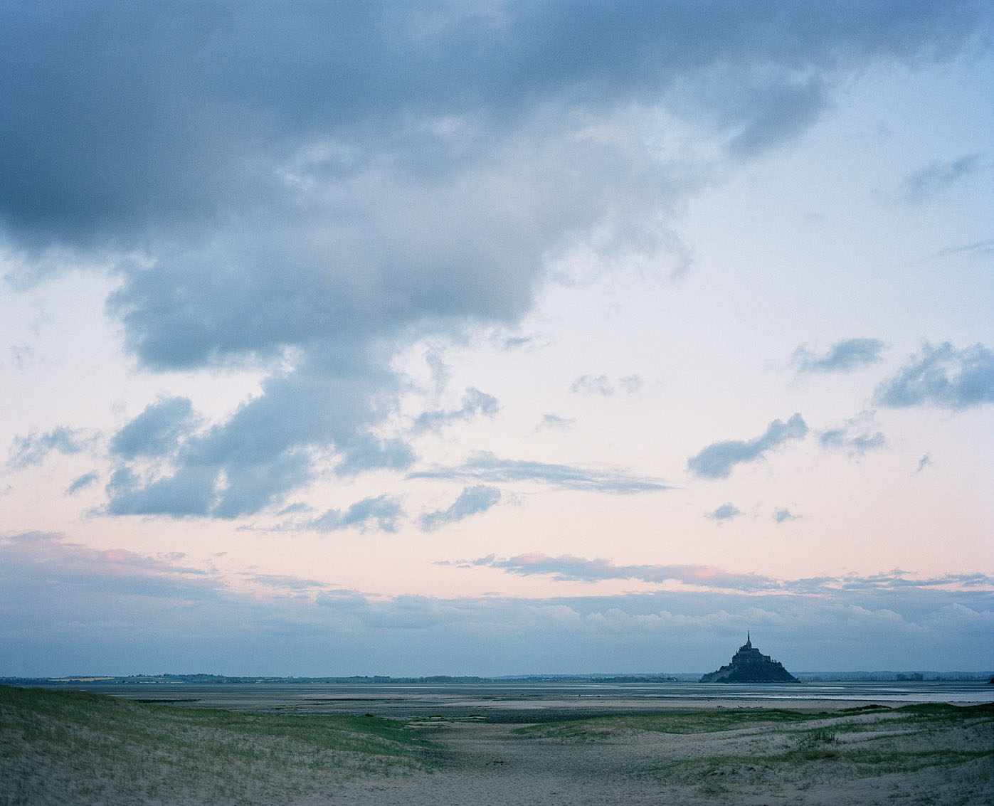 La baie du Mont Saint-Michel, la Manche.