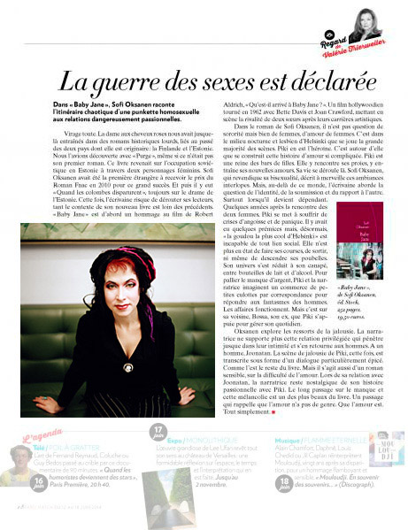 Sofi Oksanen, Paris Match #3395