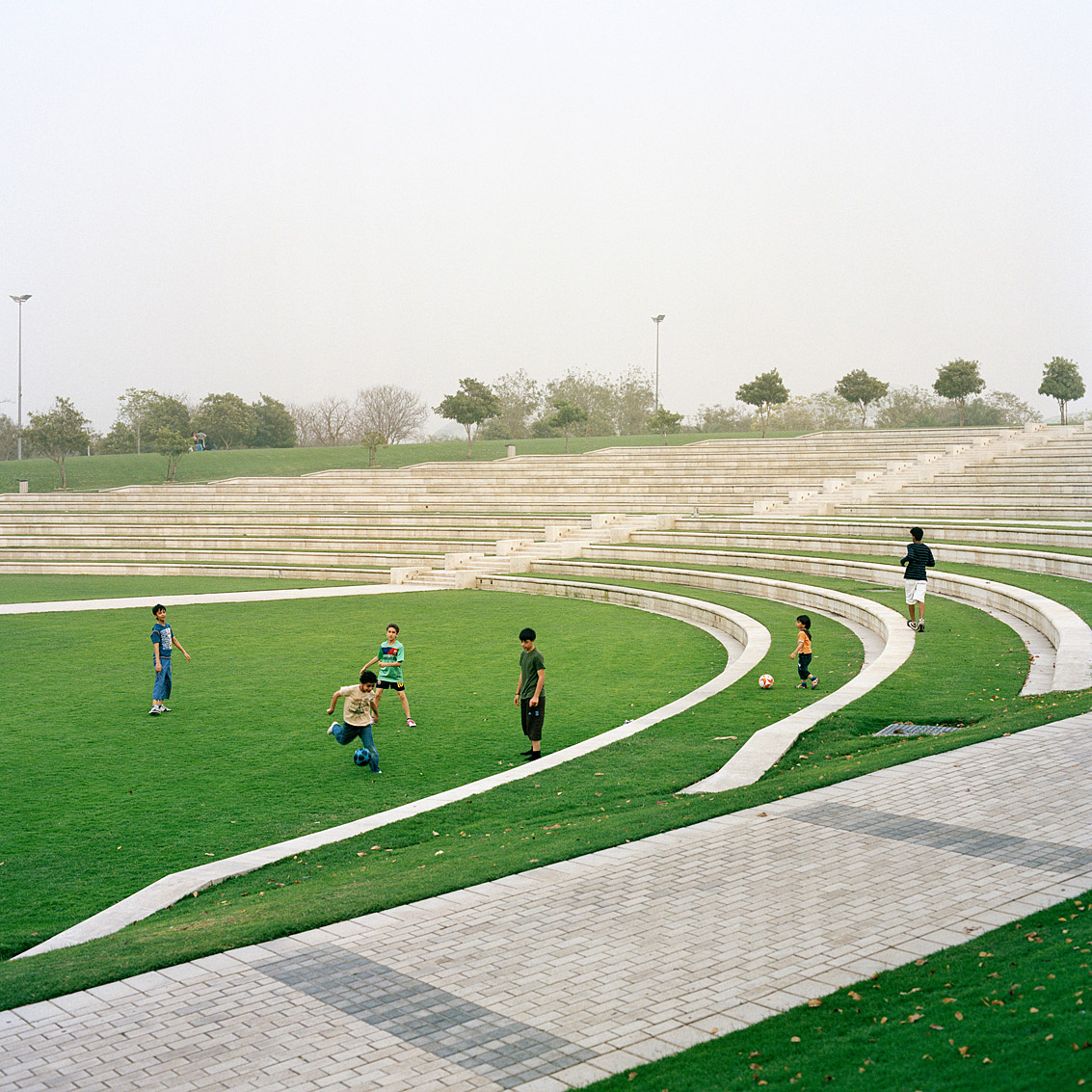 Amphithéâtre du parc Zabeel de Dubaï.